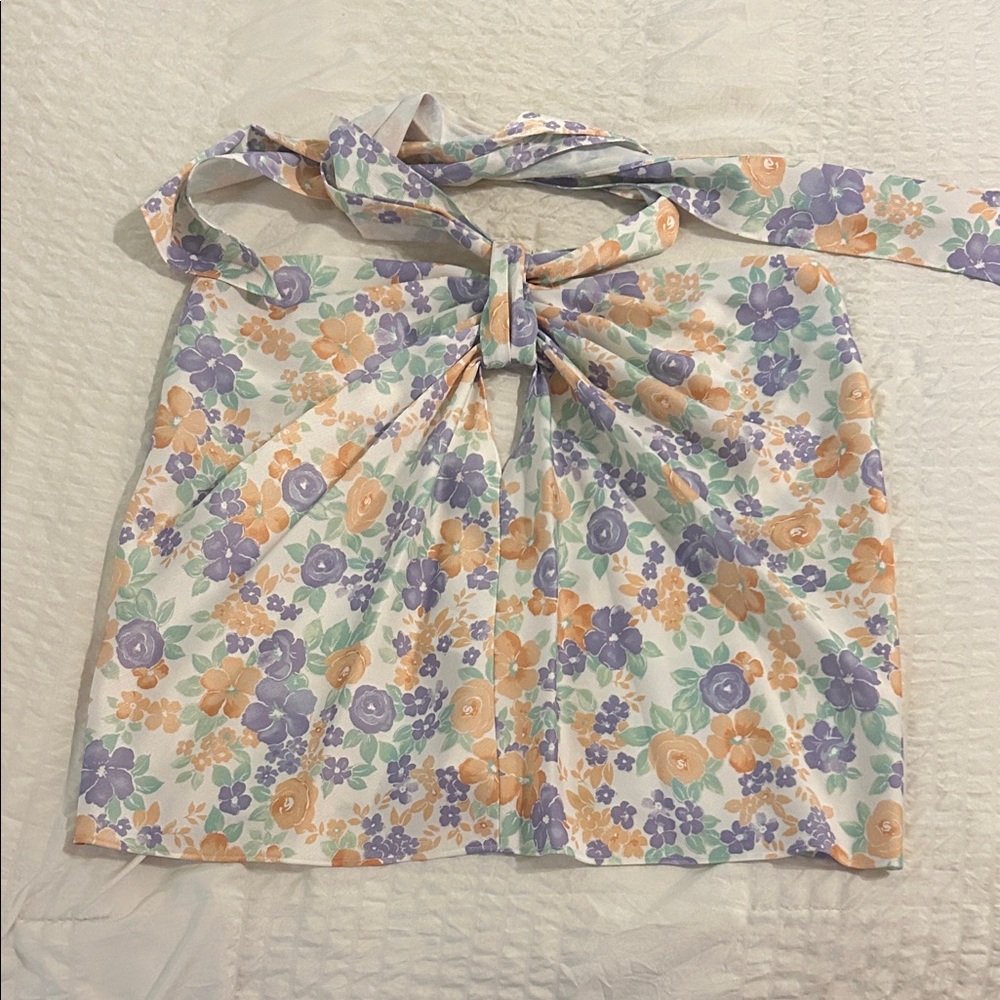 Wayf Floral Halter Top